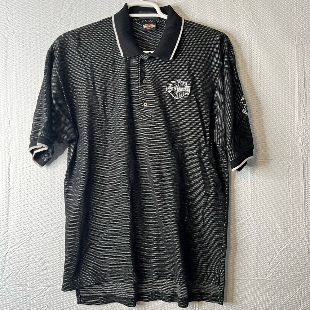 Harley-Davidson Made In India Combed Cotton Polo Innerharbor Size L